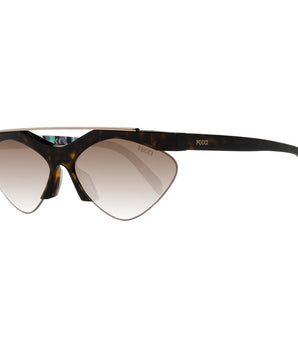 Emilio Pucci Brown Metal &amp; Plastic Sunglasses