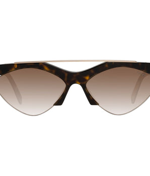 Emilio Pucci Brown Metal &amp; Plastic Sunglasses