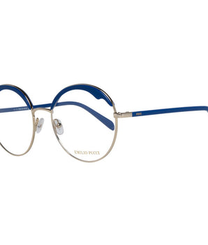 Emilio Pucci Blue Metal & Plastic Glasses (Frames)