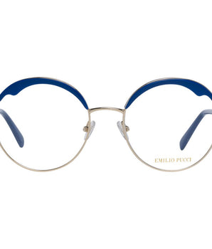 Emilio Pucci Blue Metal & Plastic Glasses (Frames)