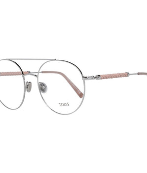 Tod's Silver Metal &amp; Leather Glasses (Frames)