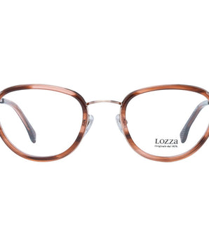 Lozza Brown Metal & Plastic Glasses (Frames)