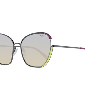 Emilio Pucci Gray Metal Sunglasses