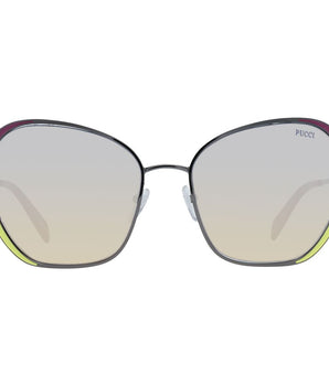 Emilio Pucci Gray Metal Sunglasses
