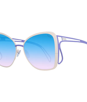 Emilio Pucci Cream Metal Sunglasses