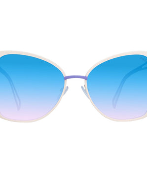 Emilio Pucci Cream Metal Sunglasses