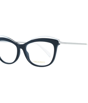 Emilio Pucci Black Metal & Plastic Glasses (Frames)