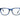 Ermenegildo Zegna Blue Plastic Glasses (Frames)