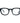 Ermenegildo Zegna Black Plastic Glasses (Frames)