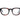 Ermenegildo Zegna Brown Plastic Glasses (Frames)