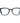 Ermenegildo Zegna Black Plastic Glasses (Frames)