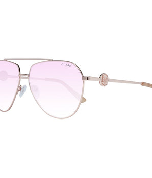Guess Rose Gold Metal Sunglasses
