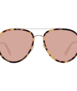 Emilio Pucci Brown Metal Sunglasses