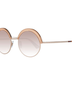 Gafas de sol Web de oro rosa para mujer