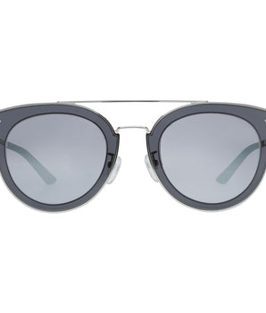 Police Silver Metal &amp; Plastic Sunglasses