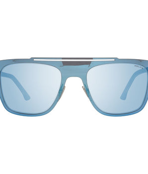 Police Blue Plastic Sunglasses