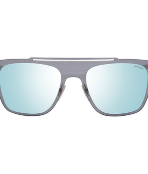 Police Blue Metal & Plastic Sunglasses
