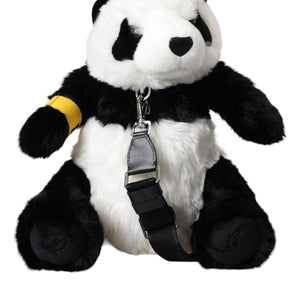 Dolce & Gabbana Black White Eco-Fur Animal Panda Shoulder Bag