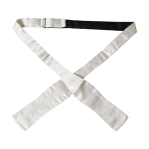 Dolce & Gabbana White Silk Slim Skinny Necktie Men Bow Tie