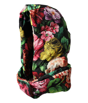 Dolce & Gabbana Hat Multicolor Floral Whole Head Wrap Hat