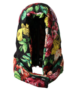 Dolce & Gabbana Hat Multicolor Floral Whole Head Wrap Hat