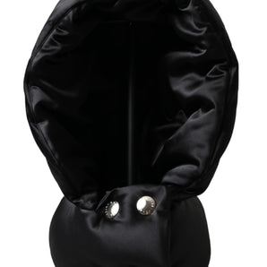 Dolce & Gabbana Black Polyester Whole Head Wrap Hat