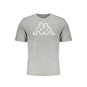 Kappa Gray Cotton T-Shirt