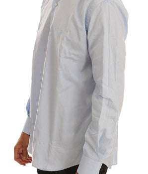 Cavalli Light Blue Cotton Dress Shirt Cavalli 
