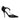 Dolce & Gabbana Black Mesh T-strap Stiletto High Heels Shoes