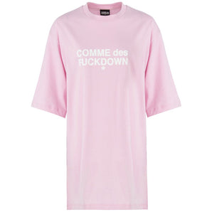 Comme Des Fuckdown Pink Cotton Dress