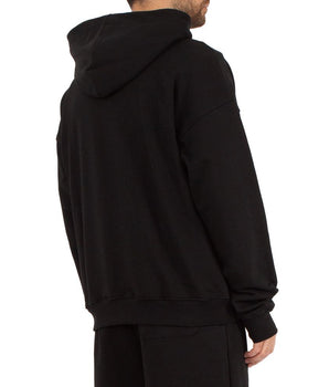 Comme Des Fuckdown Black Cotton Men's Hooded Sweatshirt