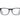 Ermenegildo Zegna Black Plastic Glasses (Frames)