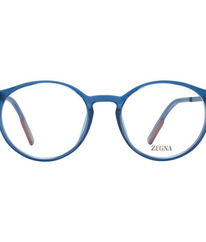Ermenegildo Zegna Blue Plastic & Titanium Glasses (Frames)