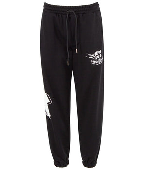 Comme Des Fuckdown Black Cotton Men Sweatpant