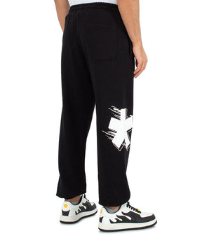 Comme Des Fuckdown Black Cotton Men Sweatpant