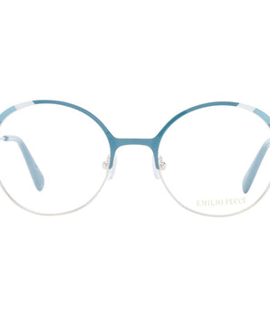 Emilio Pucci Turquoise Metal Glasses (Frames)