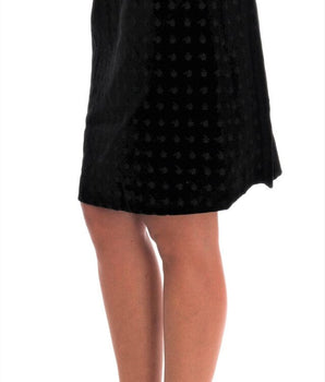 Dolce & Gabbana Baroque Embroidered Velvet Pencil Skirt Dolce & Gabbana 