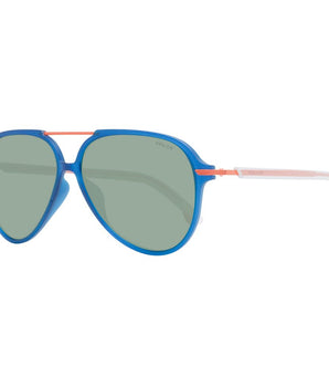 Police Blue Plastic Sunglasses