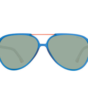Police Blue Plastic Sunglasses