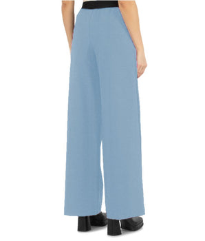 Comme Des Fuckdown Blue Polyester Women Palazzo Pants