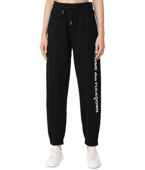 Comme Des Fuckdown Black Cotton Women Pants