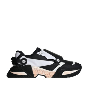 Dolce & Gabbana Black White Airmaster Low Top Sneakers Shoes