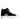 Dolce & Gabbana Black White Fur Logo High Top Sneaker Shoes