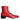 Dolce & Gabbana Red Lambskin Leather Men Ankle Boots Shoes