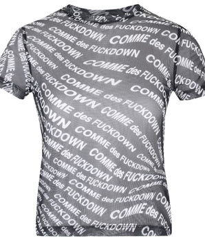 Comme Des Fuckdown Black Polyester Women T-Shirt