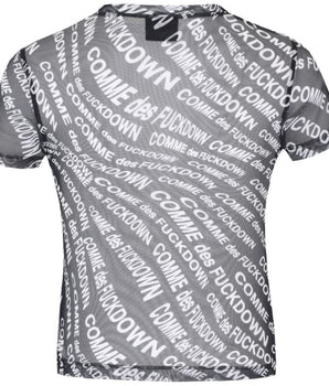 Comme Des Fuckdown Black Polyester Women T-Shirt