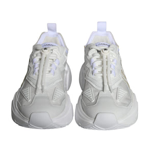 Dolce & Gabbana White Logo Daymaster Low Top Men Sneakers Shoes