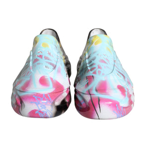 Dolce & Gabbana Multicolor Graffiti Rubber Low Top Sneakers Shoes