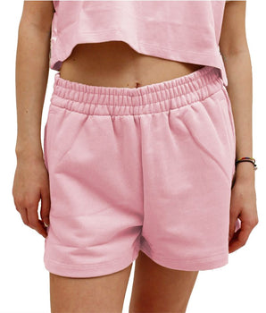 Comme Des Fuckdown Pink Cotton Short