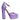 Dolce & Gabbana Purple Leather Platform Ankle Strap Sandals Shoes